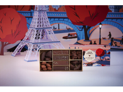 フランス・パリ発のショコラ専門店「ル・ショコラ・アラン・デュカス」、ビスケット専門店「ル・ビスキュイ・アラン・デュカス」バレンタイン限定で全国35店舗の百貨店に登場！