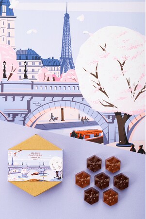 フランス・パリ発のショコラ専門店「ル・ショコラ・アラン・デュカス」・ビスケット専門店「ル・ビスキュイ・アラン・デュカス」、春限定！サクラモチーフのショコラ＆ビスケット新発売
