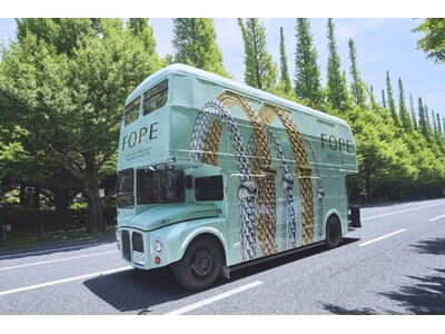 イタリア・ヴィチェンツァ発のジュエリーブランド「 FOPE（フォッペ）」“The Golden Now” ラッピングバス運行記念 都内5店舗限定キャンペーン開催