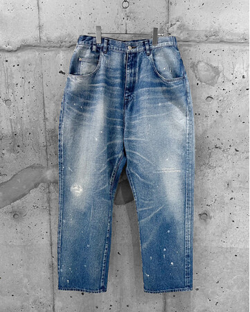 メンズアパレルブランド『mù_』、ブランド初の加工デニム「WIDE TAPERED DENIM TROUSERS / mù_lab.#007」を受注販売にて発表。