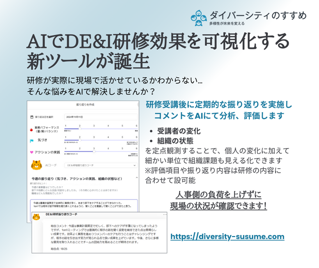 株式会社Colorida Style、日本初のダイバーシティ＆インクルージョン研修振り返りツールを開発｜Infoseekニュース