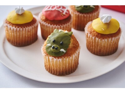 干支の辰（たつ）カップケーキで新春をお祝い！笑顔を誘うフェアリーケーキフェアの「干支スイーツ」今年も登場。帰省の手土産・年末年始のご挨拶、お年賀に。