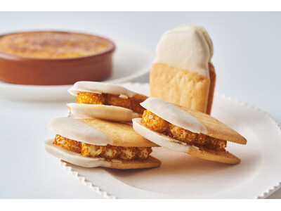 “クレームブリュレ”を生バターサンドで表現。ジャリっとした焦がしキャラメル食感がたのしい、フェアリーケー...