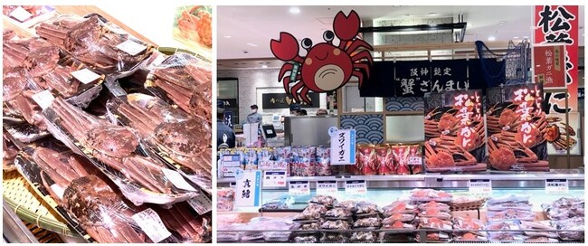 【阪神梅田本店】”理由(わけ)あり松葉ガニ”が本年初入荷しました！