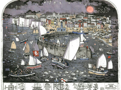 【阪神梅田本店】イギリス古来のアーチ型銅版画を復刻、西欧の歴史、文化、そして市井の人々の飾らない日常を愛...