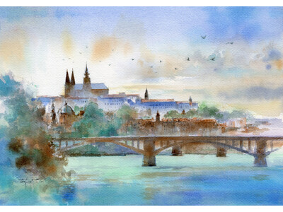 【阪神梅田本店】独自の"旅目線”で描かれたヨーロッパと日本の風景。水彩画家・古山拓の個展を開催いたします