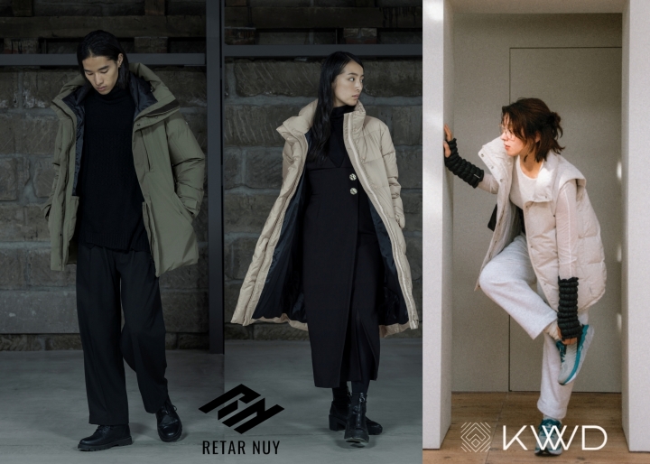 【阪急うめだ本店】世界も注目！高品質な日本製ダウン「KWD」「RETAR NU…