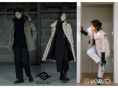 【阪急うめだ本店】世界も注目！高品質な日本製ダウン「KWD」「RETAR NUY」が期間限定で登場