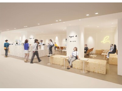 【神戸阪急】全国で5店舗目。東京と京都にしかない「アニエスベーカフェ」が神戸阪急にオープンします。