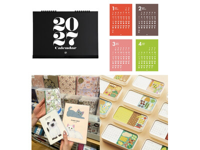 【阪急うめだ本店】見て飾って楽しい！美しいデザインからユニークな立体仕様まで。「2027年カレンダーフェア」開催