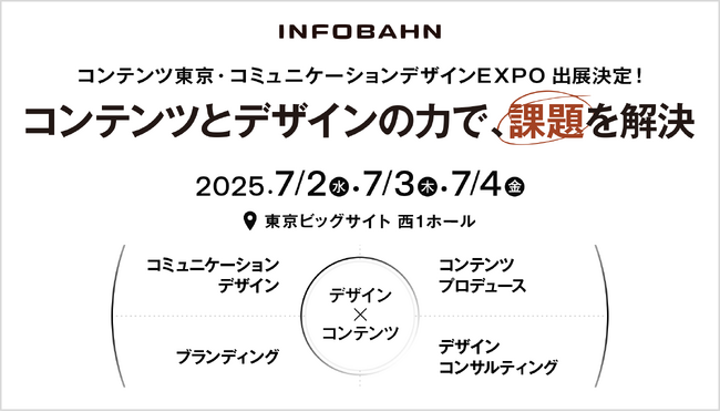 2025年7月2日～4日開催「コンテンツ東京・コミュニケーションデザインEXPO」にインフォバーンが出展！