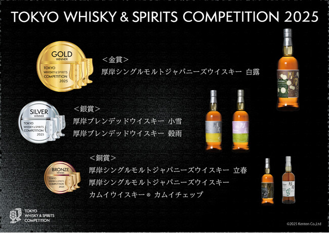 【厚岸蒸溜所】アジア最大級の酒類品評会で「厚岸シングルモルトジャパニーズウイスキー 白露(はくろ)」が金賞受賞
