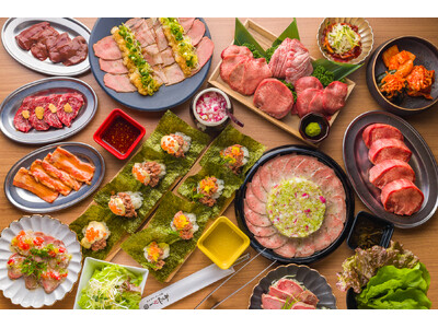 メディアで話題の高級牛タン食べ放題『焼肉一心たん助 上野本店』のメニューに「究極のねぎタン塩」「炙り牛た...