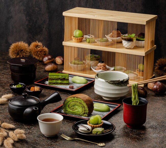 ＜期間限定＞秋の味覚を堪能！贅沢食材を使用した茶フタヌーンティーが新登場！【茶想もりた園 なんば店】
