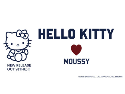 MOUSSY(マウジー)「ハローキティ」とのコラボレーションアイテムを発売