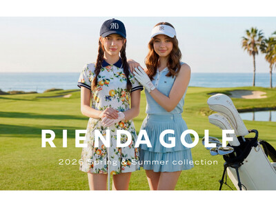 RIENDA GOLF(リエンダ ゴルフ)より 2026 Spring&Summer新作発売開始