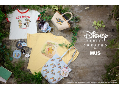 『MUS（エムユーエス）』の「Disney SERIES CREATED by MUS」よりWINNIE THE POOH COLLECTIONを5月20日(水)より発売開始