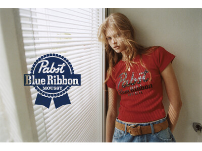 MOUSSY（マウジー）Pabst Blue Ribbon（パブスト ブルーリボン）とのコラボレーションを7月17日(金)より発売