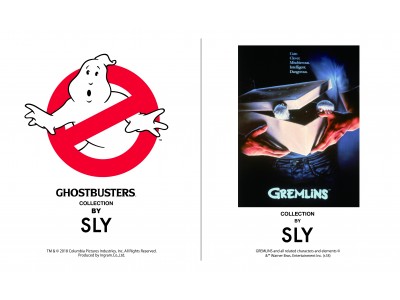 SLY（スライ）80’S映画『GHOSTBUSTERS』、『GREMLINS』とのコラボレーションアイテムが発売！