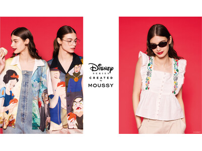 「Disney SERIES CREATED by MOUSSY」2024 SUMMER COLLECTIONが登場！ディズニー・アニメーション映画『白雪姫』をテーマにしたアイテムも