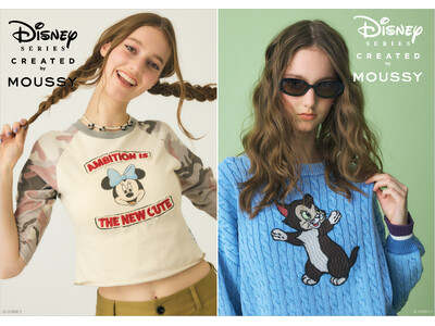 「Disney SERIES CREATED by MOUSSY」2025 EARLY SPRING COLLECTIONが登場！2月5日(水)より発売開始。