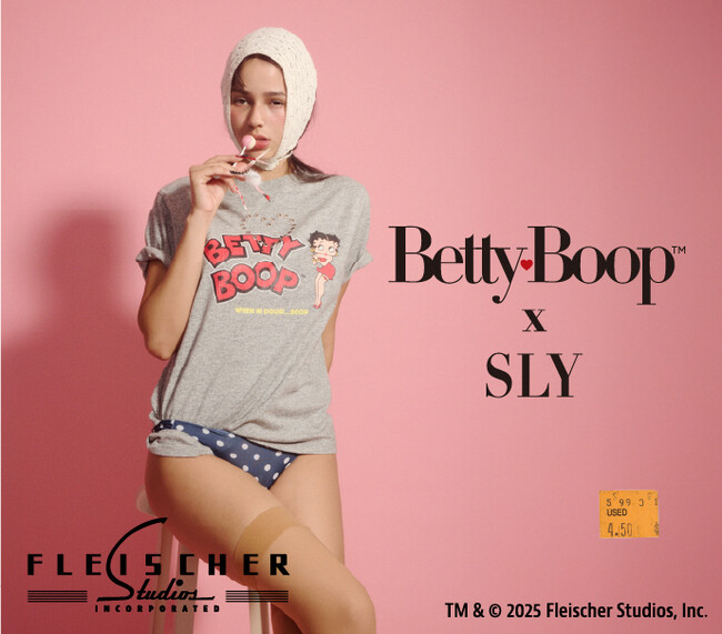 SLY（スライ）よりBetty Boop(TM)️とのコラボアイテムを発売