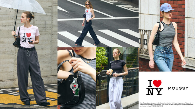 MOUSSY(マウジー) I LOVE NY(アイ・ラブ・ニューヨーク)とのスペシャルコレクションを7月25日(金)より発売！