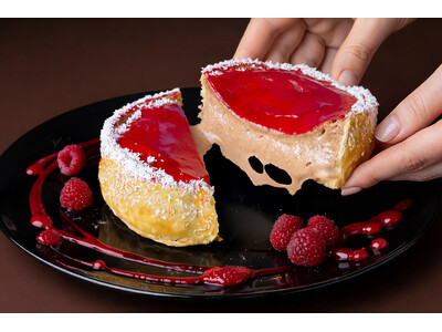 【2/14限定】異次元のザクとろ食感！あの衝撃スイーツ「飲めるチーズタルト」が、ショコラ味でバレンタインに復活！