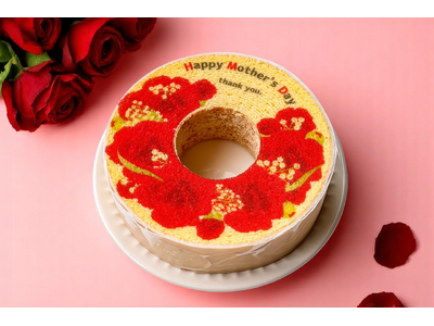【5/8新発売】“食べられる花束”で感謝を贈る──母の日だけの特別なグルテンフリーバウム