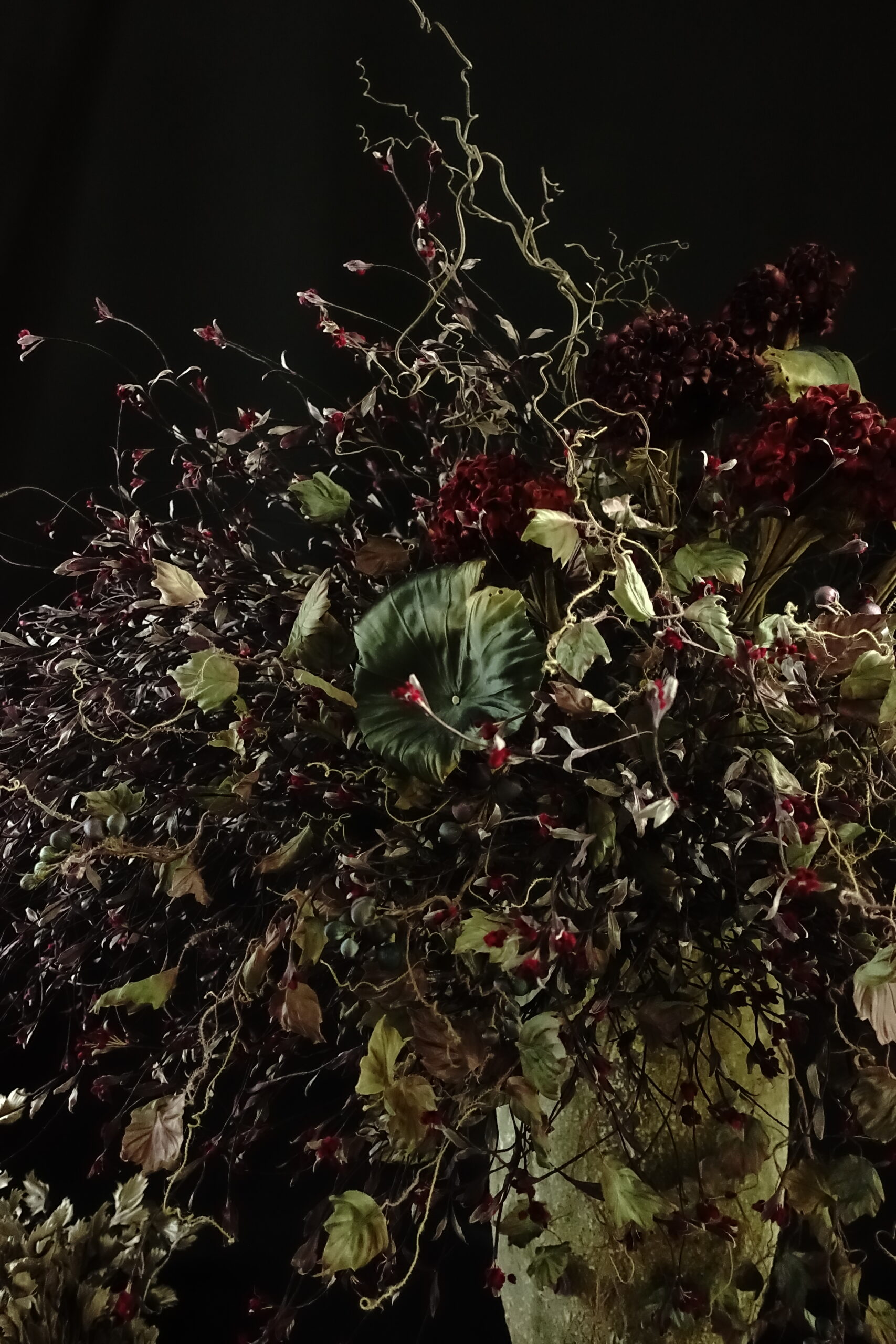 【朽ちない美しさを纏う】　 布花作家 Fukukiyo Fabric-plants 福喜代　展示会＆秋麗のコサージュワークショップ　10月3日（金）～5日（日）