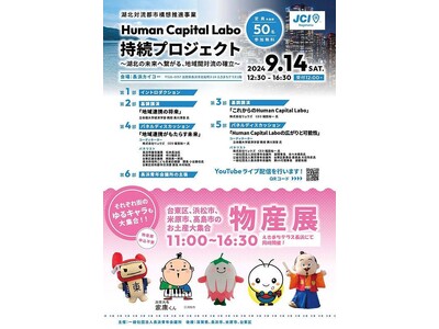 【長浜青年会議所】湖北対流都市構想推進事業Human Capital Labo持続プロジェクト!!