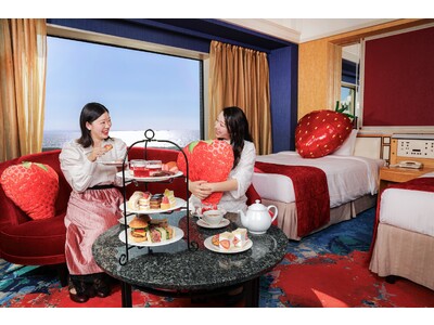プラン限定いちごアフタヌーンティーをお部屋にお届け！旬の味覚「いちご」と過ごす宿泊プラン新登場！