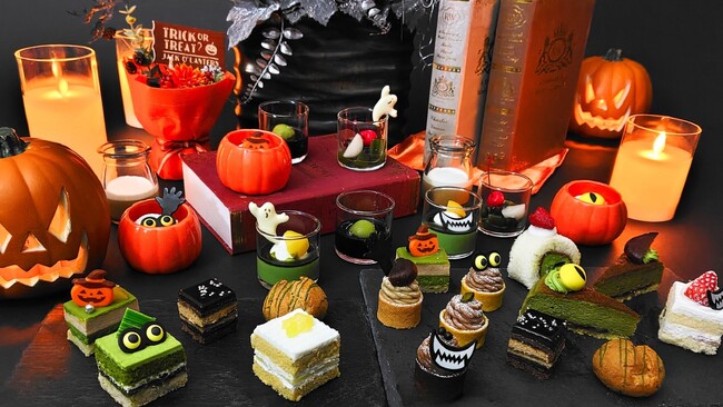 5日間限定！栗と抹茶スイーツビュッフェにハロウィンスイーツが登場！