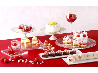 寒さを吹き飛ばす甘さ！“いちご＆あまおう”に満たされる週末限定ビュッフェ、12/6より開幕