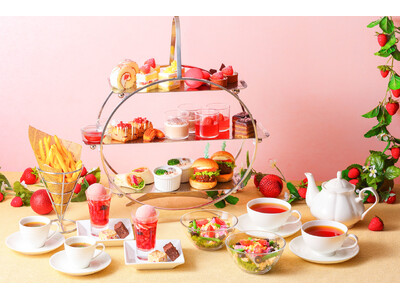 いちご×チョコレートでとろける冬到来！ホテル最上階で堪能する絶景アフタヌーンティー