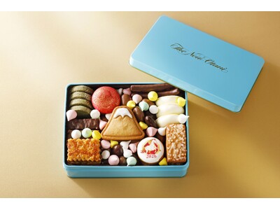 新年は、縁起の良いスイーツから。“お年賀”クッキー缶が限定登場！