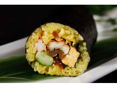 福を巻き込み、願いを込めて。黄金に輝くサフラン酢飯で仕立てた、珠玉の『恵方巻』を3日間限定で販売