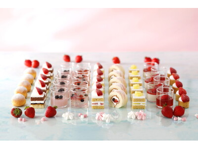 桜の開花とともに春本格化。あまおうビュッフェに「桜スイーツ」登場！