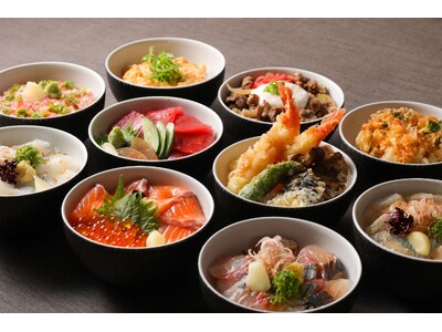 あなたの“推し丼”はどれ？全10種のミニ丼から好きな2つを選べる「お好み丼御膳～極～」販売開始