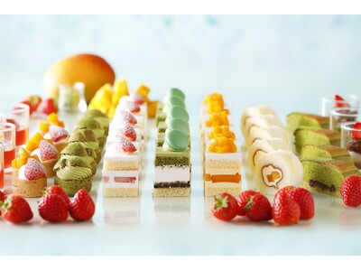 4種ショートケーキの食べ比べが叶う！いちご・抹茶・マンゴーと美食に満たされる初夏のご褒美ビュッフェ