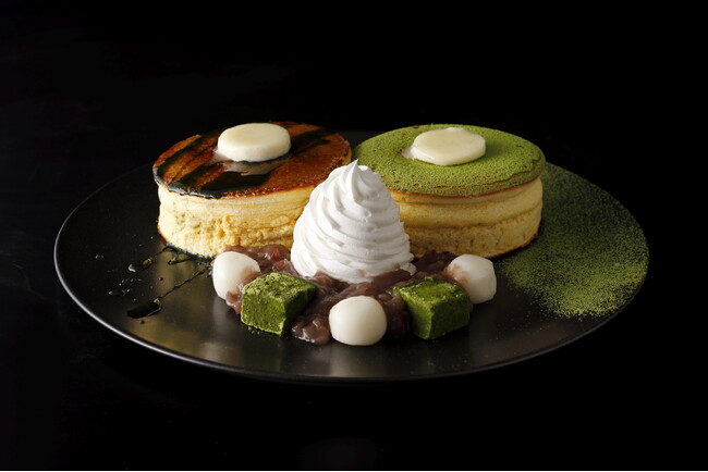 ふわっ、カリッ、最後はとろける至福の「特製抹茶パンケーキ」が新登場!