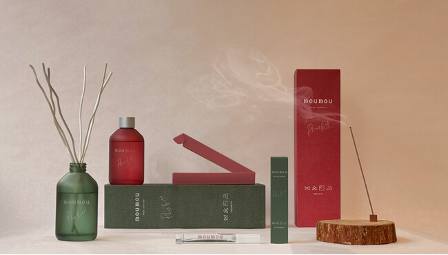 mou mouからホリデーシーズン限定の香りが登場! お香・香水・ディフューザーを数量限定で発売