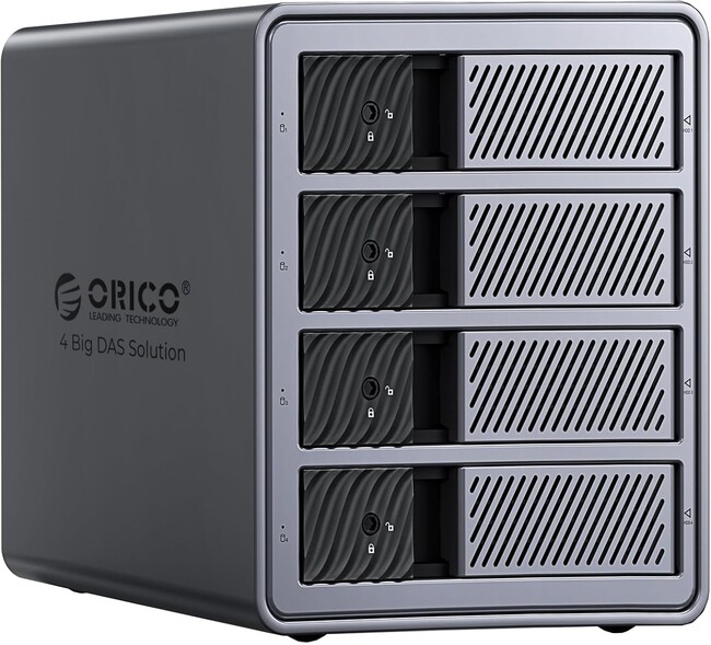 🔹 ORICO、最大88TB対応の4ベイHDDケースを発表 ⚡ 230MB/s転送・150W電源内蔵・プラグアンドプレイ