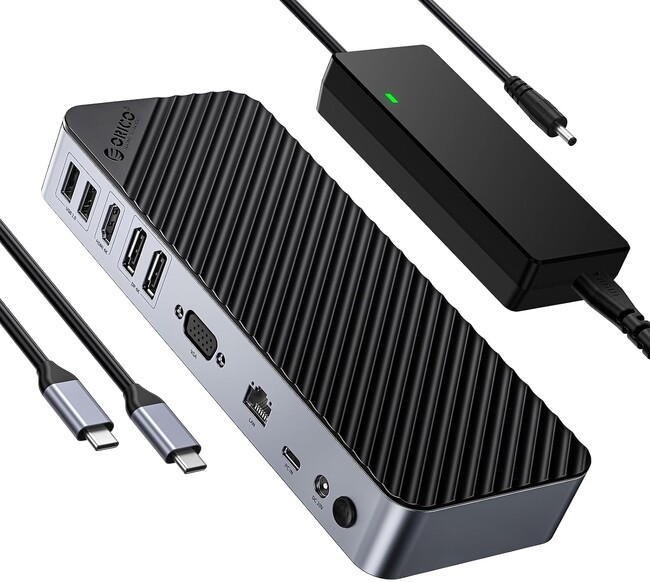 🔹 ORICO、20-in-1 多機能USB-Cドッキングステーションを発表⚡ 最大4画面出力・10Gbps転送・60W PD充電・ギガビットLANを1台に集約