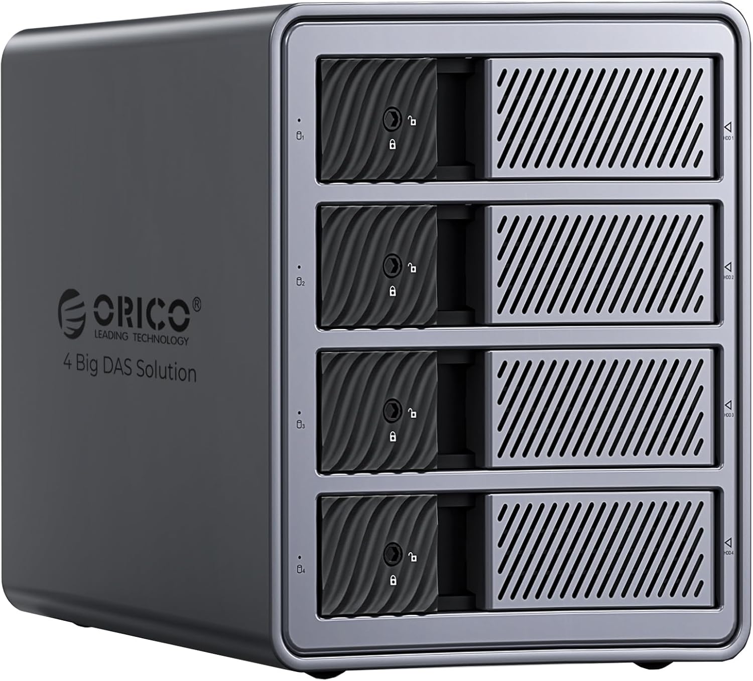 🔹 ORICO、最大88TB対応の4ベイ3.5インチHDDケースを発表⚡ 大容量データを安全・高速・安定に。230MB/s転送・150W電源内蔵・静音冷却搭載