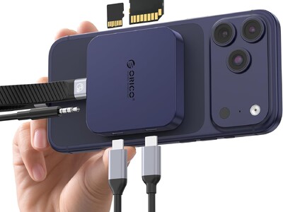 ORICO、MagSafe対応磁気カードリーダーを発表–ProRes動画直接保存・デュアルSD/TF同時読み取り・5Gbps高速転送・PD100W充電を1台に集約 コピー