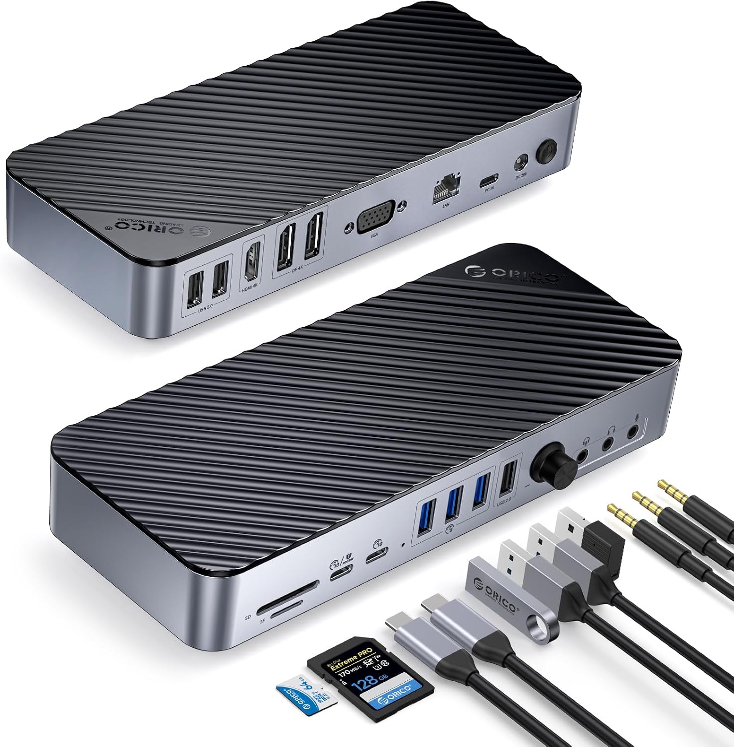 ORICO、20-in-1 USB-Cドックを発表。最大4画面・10Gbps・…