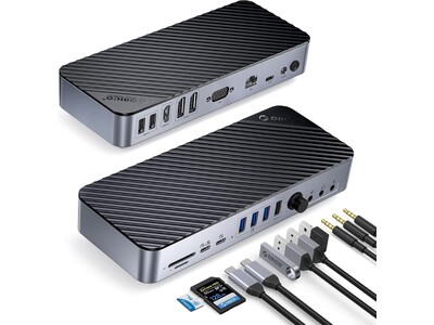 ORICO、20-in-1 USB-Cドックを発表。最大4画面・10Gbps・90W/60W充電・マルチオーディオ・LAN搭載でノートPCの拡張ニーズを一括対応。
