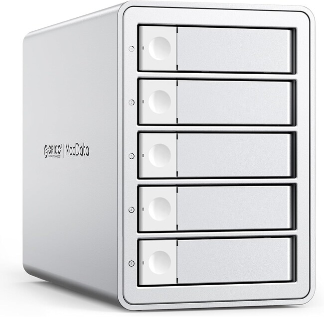 ORICO�A�ő�110TB�Ή�5�x�CHDD�P�[�X�𔭕\--7��RAID���[�h�E80mm�É��t�@���E150W�d�������E5Gbps�����]���ő�K�̓f�[�^�����S�ɊǗ�