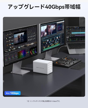 ORICO�A�V����40Gbps�I�[���t���b�V��M.2 SSD�P�[�X�𔭕\--4�䓯���]���E�ő�32TB�g���E50%�ȏ㏬�^���E�É��݌v��DIT���[�N�t���[�����̓T�|�[�g